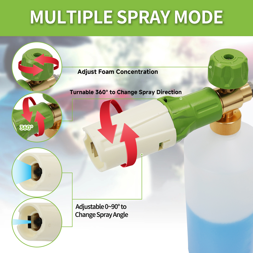 Aluminum Foam gun Lance Foam c - Foam Cannon Car Wash ulasan dan harga