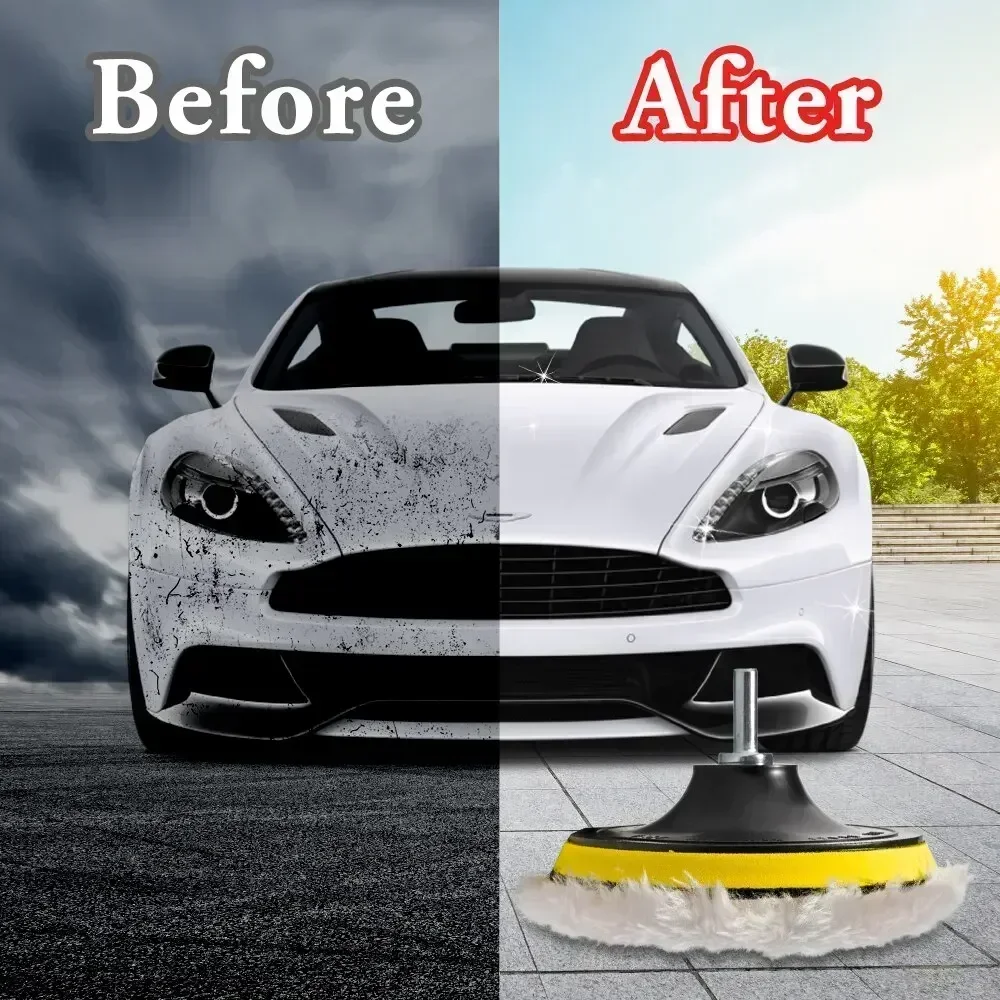 5Pcs/Set Wool Polishing Buffin - Polish Pad Set Buffer ulasan dan harga